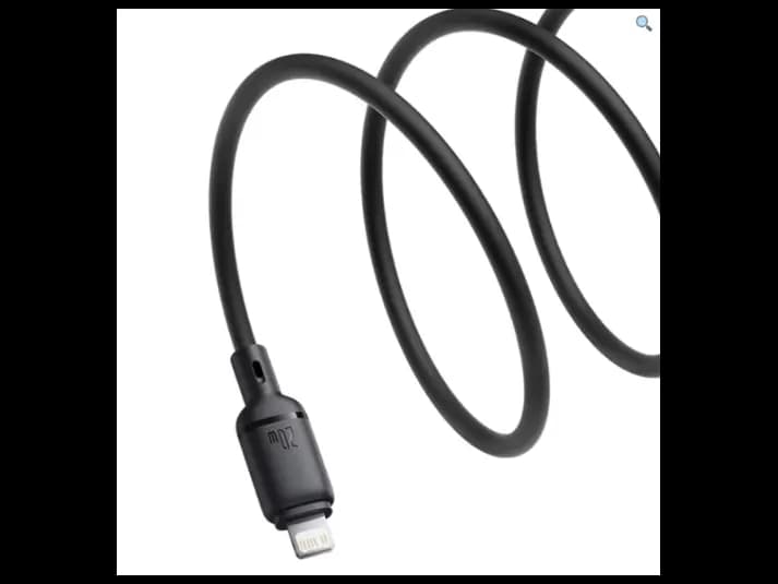 Baseus Silky Series 1 Meter Type-C to Lightning 20W Fast Charging Cable – Cluster Black – P10377700113-00 (3)