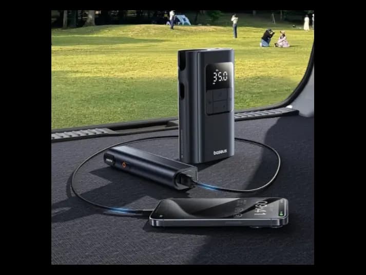 Baseus PrimeTrip VA1 Wired and Wireless 2-in-1 Tire Inflator Cosmic Black – C11169001121-00 (4)