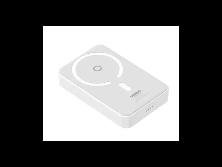Baseus MagPro Magnetic Bracket Wireless Fast-Charging Power Bank 5000mAh 20W Stellar White(with Simply Series Charging Cable Type-C to Type-C (20V/3A) 30cm White) (1 Year Warranty) – P10064100222-00 (4)