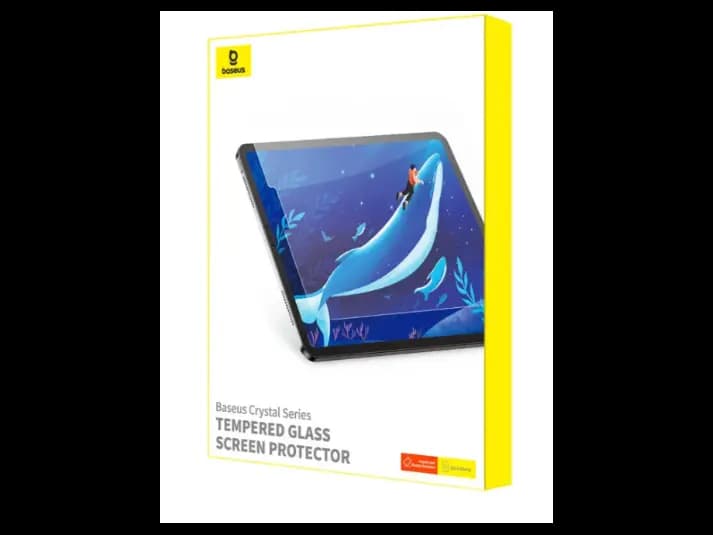 Baseus iPad Pro (2024) 13” Clear Crystal Blue Light Blocking Tempered Glass Screen Protector – Clear (Pack of 1, EasyStick Installation Tool and Cleaning Kit Included) – Model: P40012000201-01 (3)