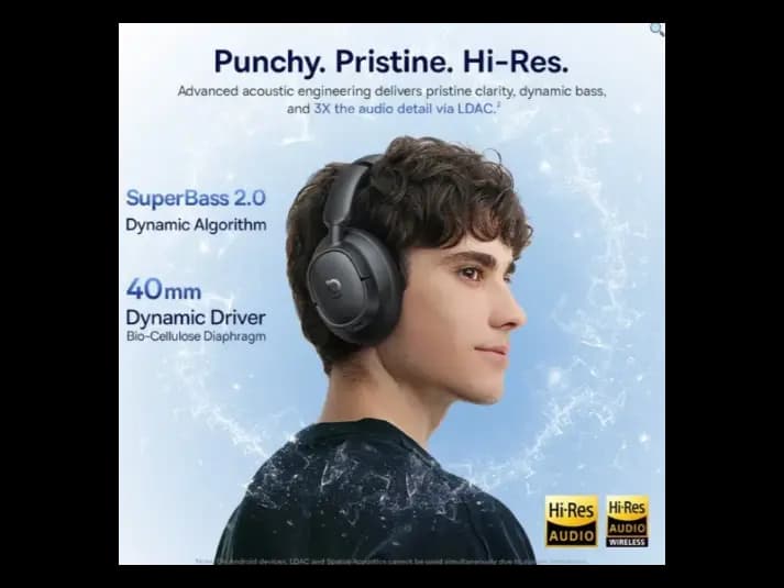 Baseus Bass BH1 NC Adaptive Noise Cancelling Headphones Cosmic Black – A0203703 (6)