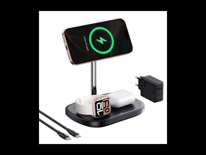 Baseus EnerFill FS41 3-in-1 Wireless Charging Stand with TEC Cooling Cosmic Black (45W Adapter EU 1m C to C Data Cable Black Included) – P10281904123-01 (2)