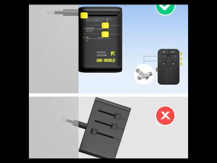 Baseus EnerCore 70W 6-in-1 Universal Travel Adapter – with Retractable Cable – Cosmic Black – CG11 – E0307E00 -1 Year Warranty (7)