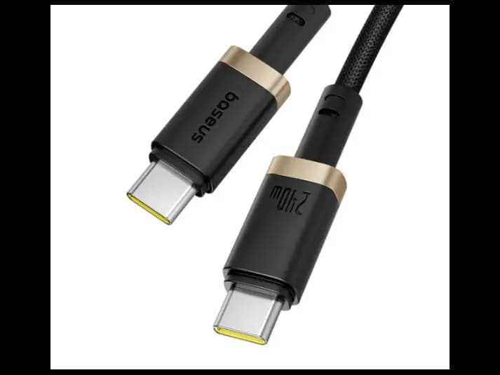 Baseus Dura Fast Charging Data Cable USB-C to USB-C 240W 1m Gold Black – P10377803U03-00 (2)