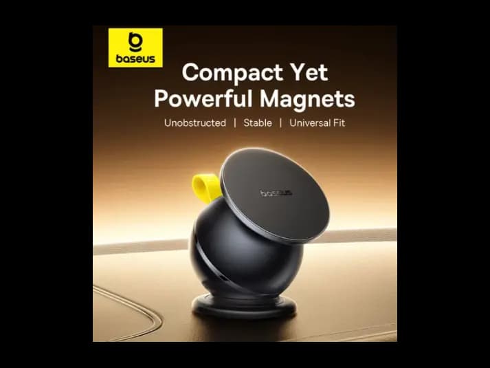 Baseus PrimeTrip VC1 Air Dashboard Magnetic Car Mount – Cosmic Black – Model: C0013901 (3)