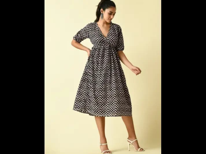 Plus Size Sheath Midi Dress (3)