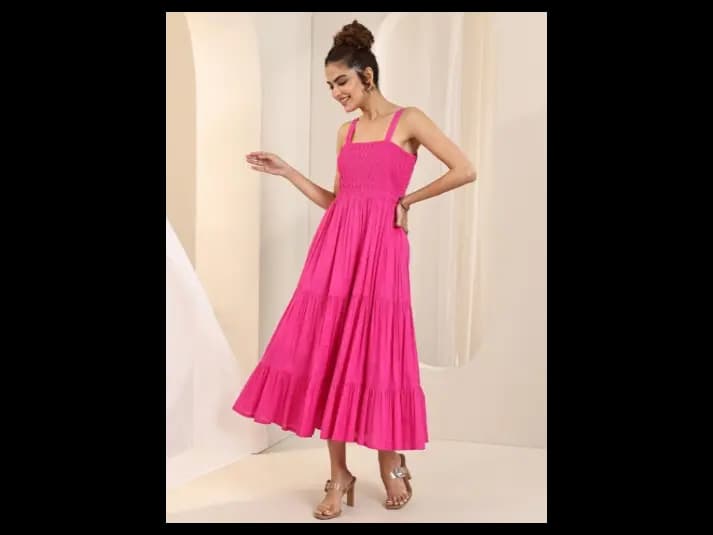 Fit & Flare Midi Dress (3)