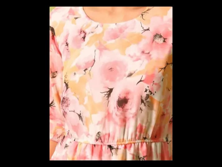 Women Floral Print Fit & Flare Dress (2)