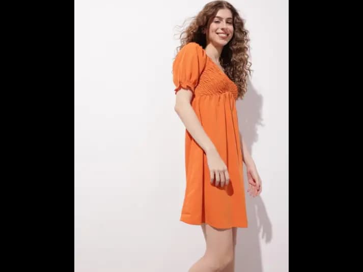 Weekend Chic Smocked Empire Dress (3)