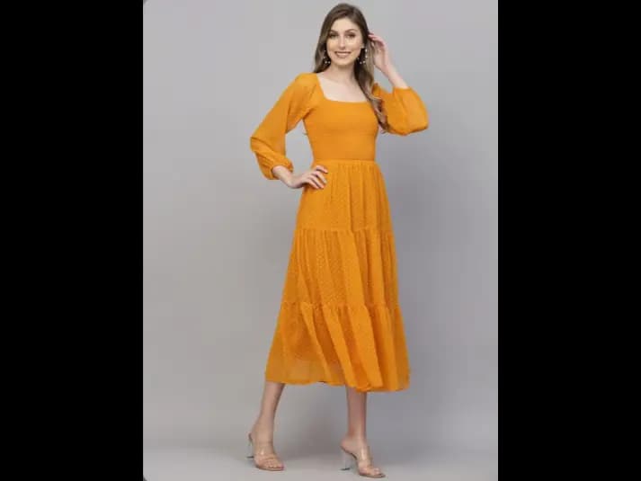 Georgette Midi Dress