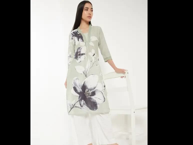 Women Floral Printed Floral Kurta (4)