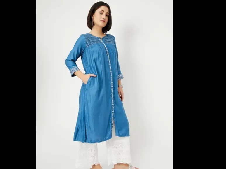 Home WOMEN Ethnic & Fusion Wear Kurtas / Kurtis / Tops Floral Embroidered Straight Kurta   Sale 9yc7BNMh_0fc49c66e2d64117b2f92ba6b9571d64 9yc7BNMh_0fc49c66e2d64117b2f92ba6b9571d64 9yc7BNMh_0fc49c66e2 (3)