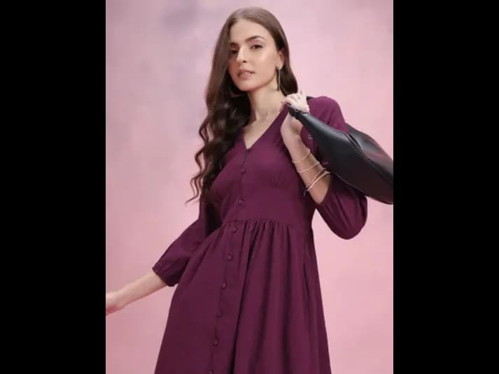 A-Line Midi Dress (5)