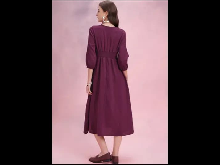 A-Line Midi Dress (4)