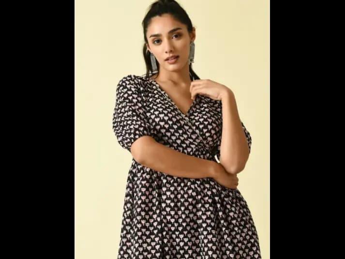 Plus Size Sheath Midi Dress (6)