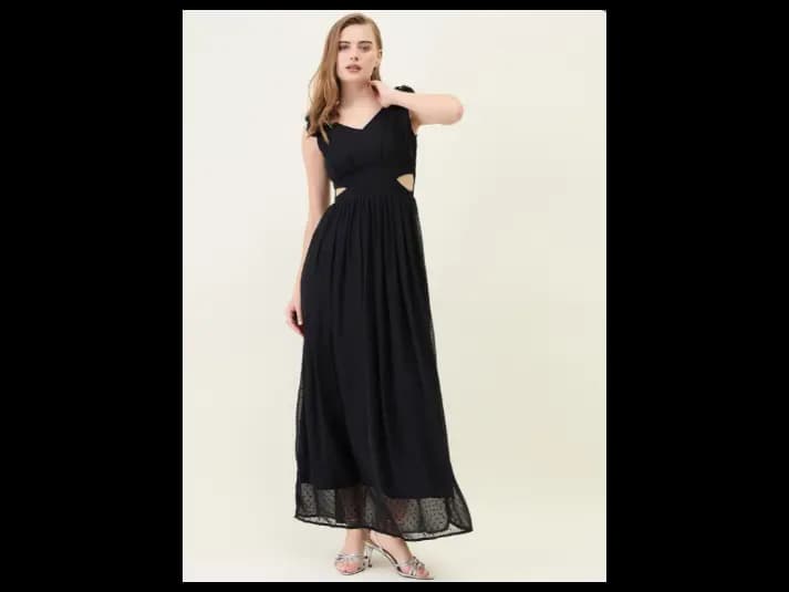 Women Fit & Flare Maxi Dress