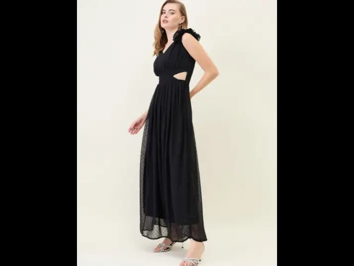 Women Fit & Flare Maxi Dress (3)