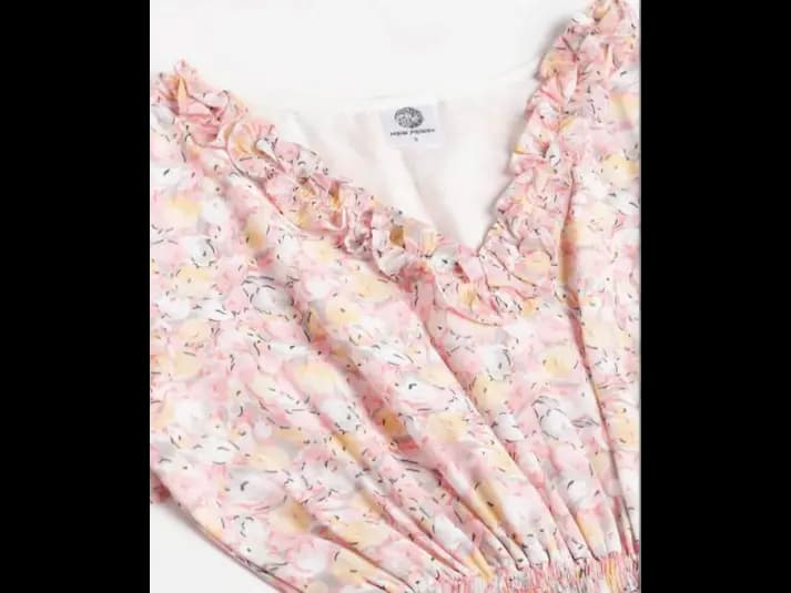 Floral Print Fit & Flare Dress (2)