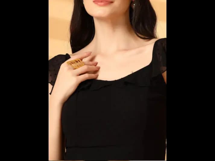 Women Fit & Flare Maxi Dress (6)