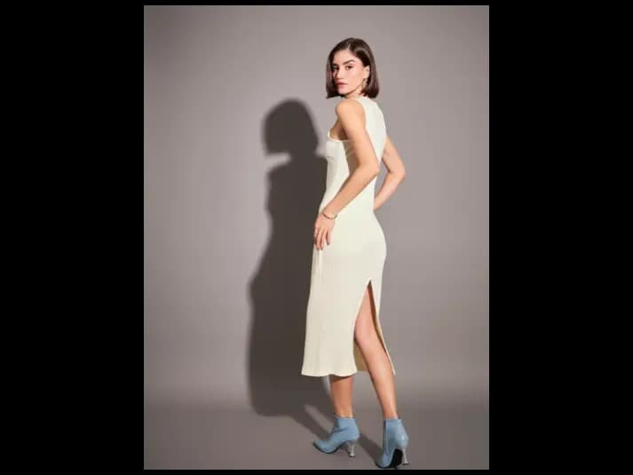 Sleeveless Ribbed Bodycon Midi Dress (3)