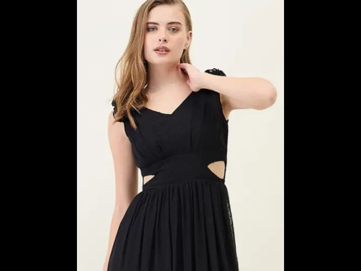Women Fit & Flare Maxi Dress (6)