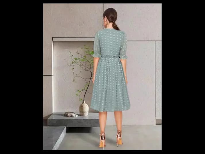 Embellished Fit & Flare Dress (2)