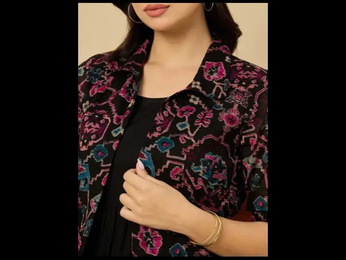 Fit & Flare Midi Dress With Jacket (6)
