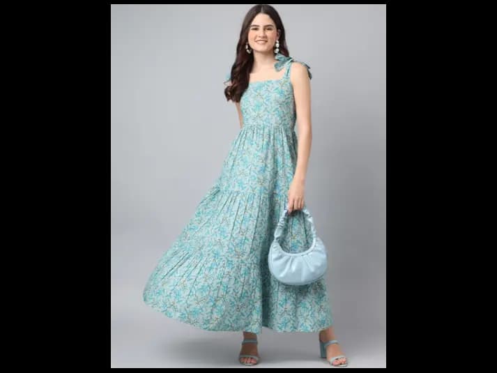 Women Floral Print Anarkali Kurta (2)