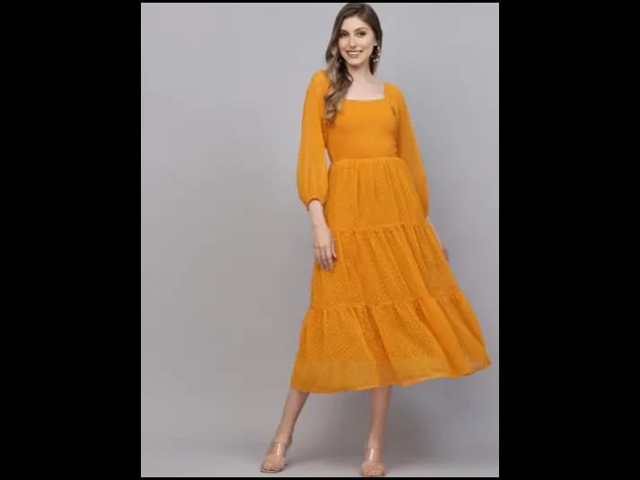 Georgette Midi Dress (2)