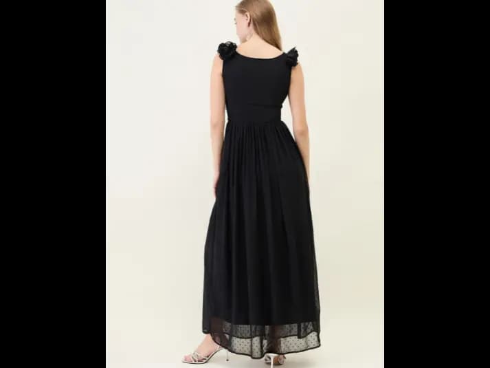 Women Fit & Flare Maxi Dress (4)