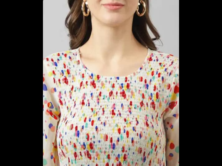 Polka-Dot Tiered Dress (5)