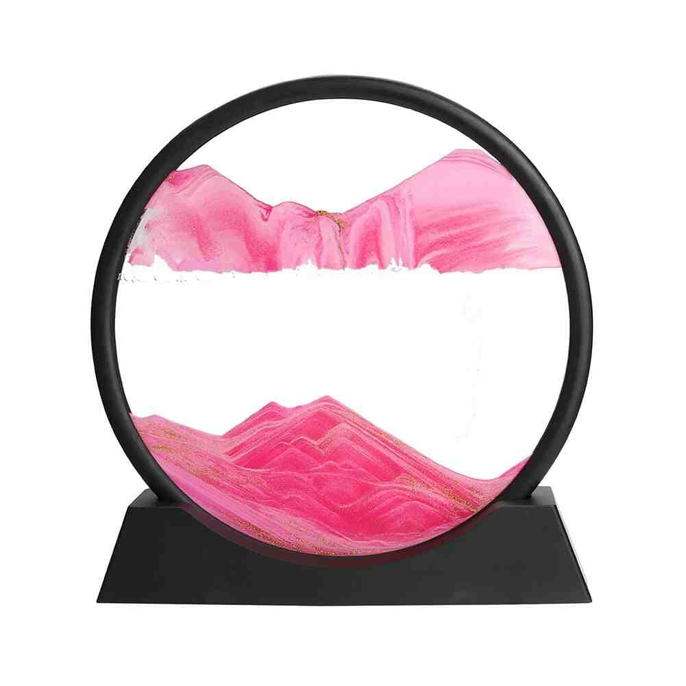 Moving sand art