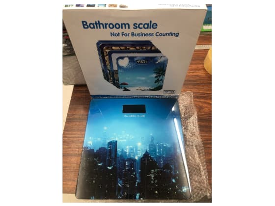 High Quality Scenic Bathroom Body weighing Scale - Digital tempered glass bathroom scale (2)