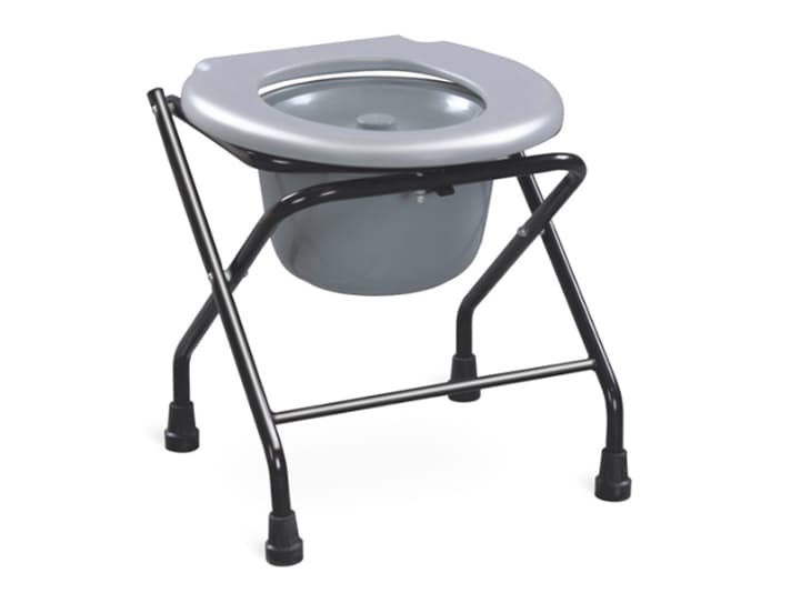 COMMODE STAND WITH BUCKET (2)