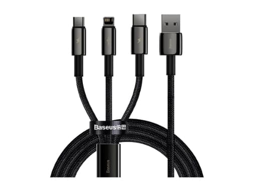 BASEUS Tungsten Gold 3 In 1 Cable 3.5A 1.5M CAMLTW (2)