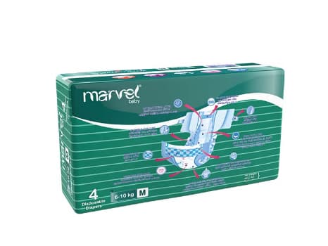 Marvel Baby Diapers, Medium - 4.00 pcs (3)