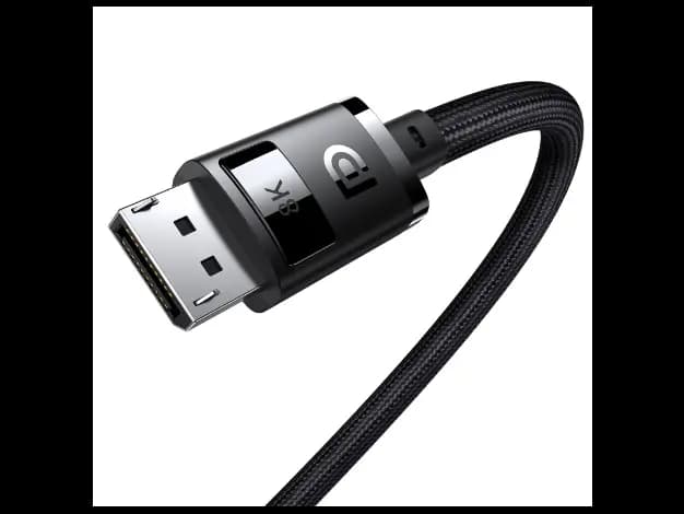 Baseus 1m High Definition Series DP 8K to DP 8K Adapter Cable Cluster Black – B00633706111-00 – 6 months Warranty (2)