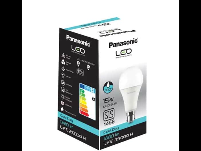 Panasonic LED Bulb Cool Daylight, Pin Type, 15W - 1.00 pc