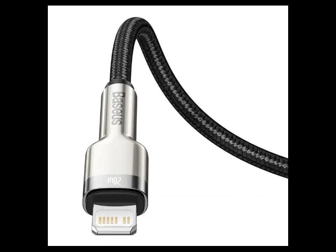 Baseus Cafule Series 1M Metal Data Cable Type-C to iP PD 20W Black – CATLJK-A01 – 6 Months Warranty (3)