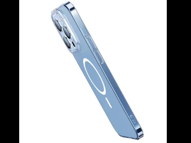 Baseus iPhone 14 Pro Max 6.7inch Crystal Magnetic Phone Case And Tempered Glass For iPhone Transparent- ARJC010102 (2)