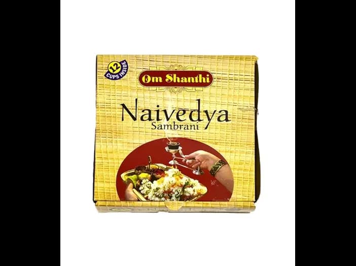 OM Shanthi Naivedya Sambrani - 12.00 pcs