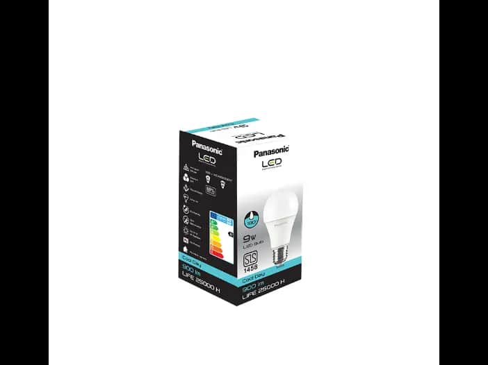 Panasonic LED Bulb Cool Daylight, Screw Type, 9W - 1.00 pc