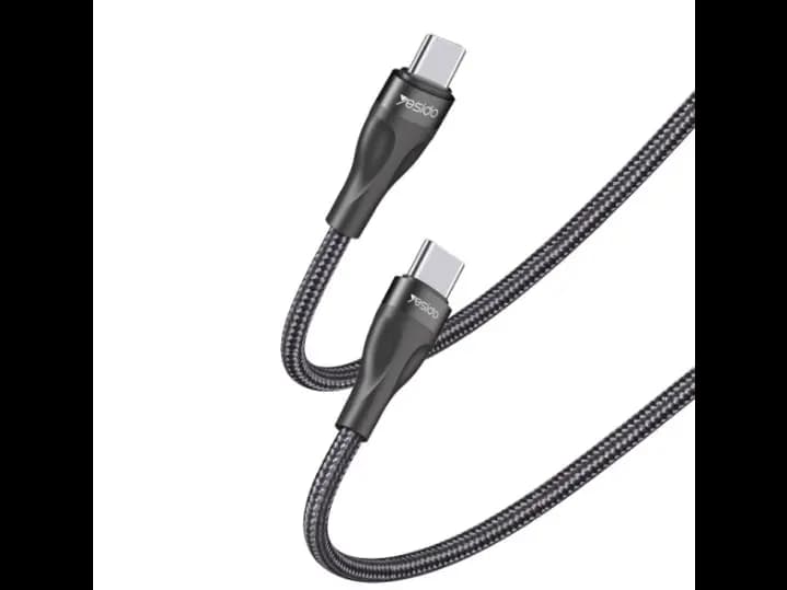 Yesido CA83 45W Max Fast Charging Cord Type C to Type C Braided Data Cable