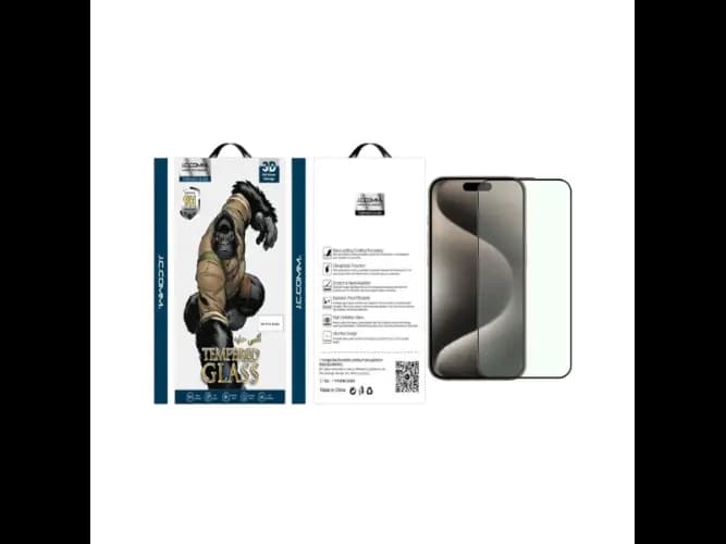 JC COMM 5D Tempered Glass for iPhone 15 Series