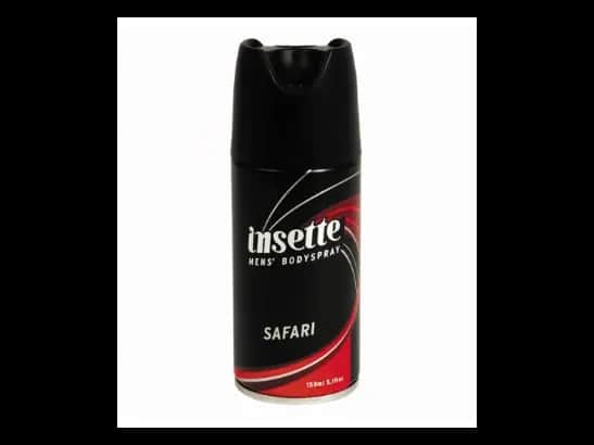 INSETTE MEN SAFARI BODY SPRAY 165ML
