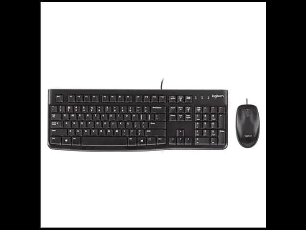 Logitech MK120 Corded Keyboard and Mouse Combo