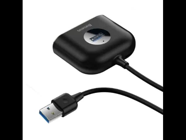 BASEUS Square Round 4 In 1 USB Hub Adapter CAHUB-AY01 (4)