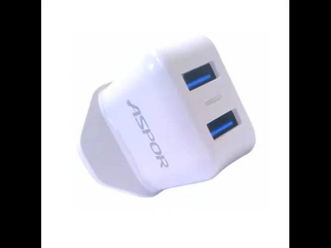 Aspor A829B Dual USB Fast Charging Dock 2.4A (2)