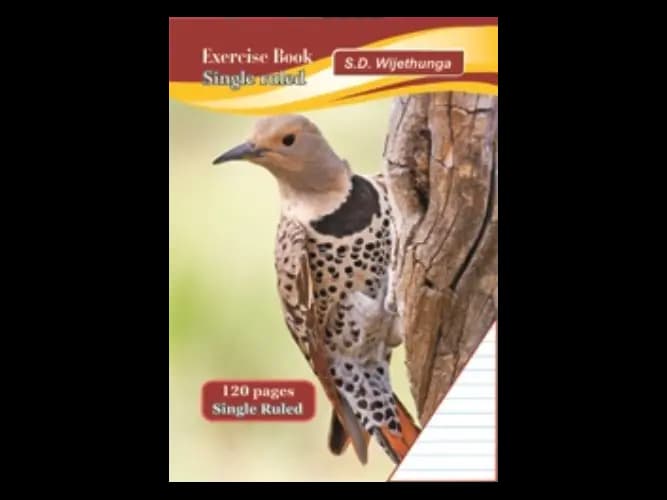 EXERSISE Book A5 SINGLE RULE 120 pgs - 12 Pack