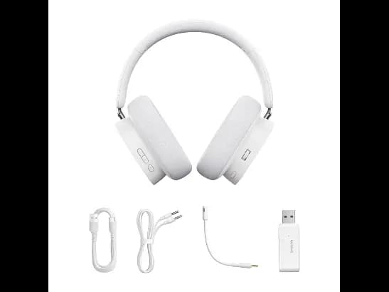 Baseus AeQur GH02 Gaming Wireless Headphones Moon White – 6 Months Warranty (5)
